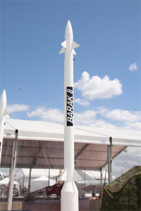 Model of the Indo-Israeli co-development Barak-8 